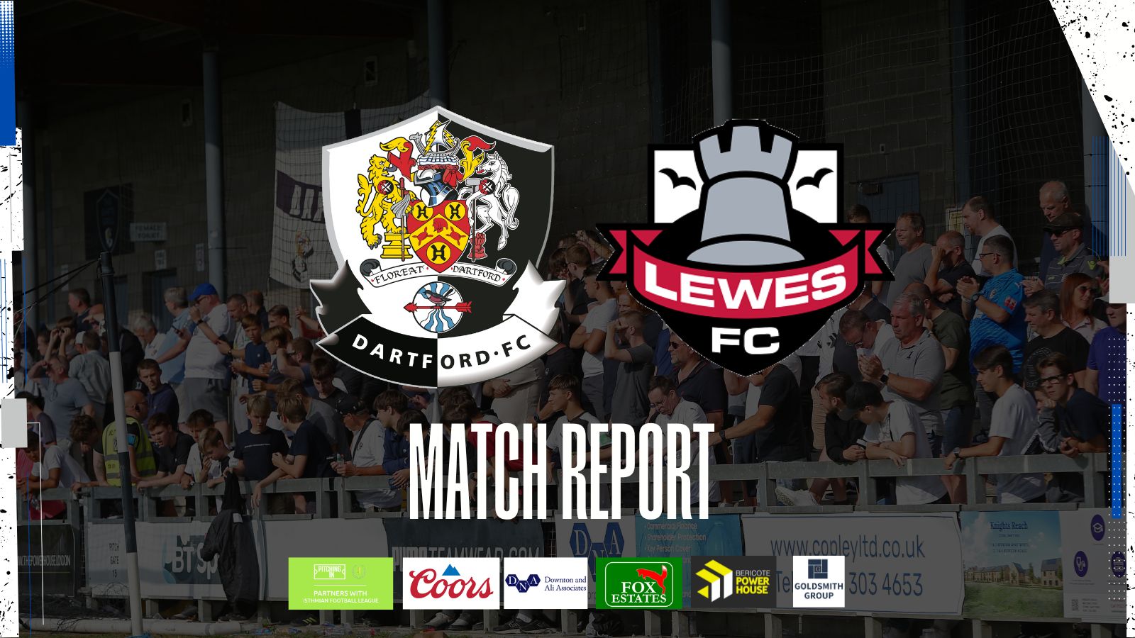 MATCH REPORT | DARTFORD 2 LEWES 0 – Dartford Football Club Official Website