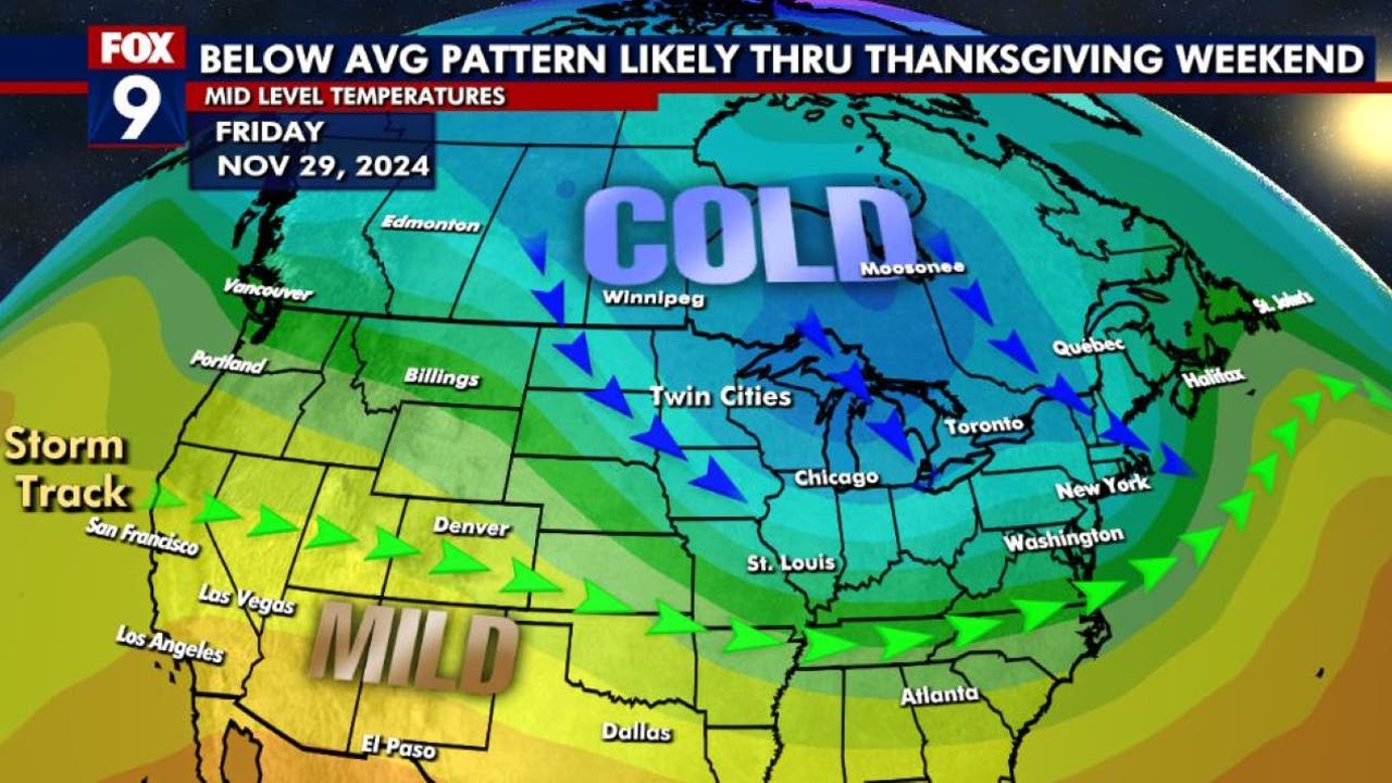 MN weather: Reasonably quiet, but cold for your Thanksgiving travel