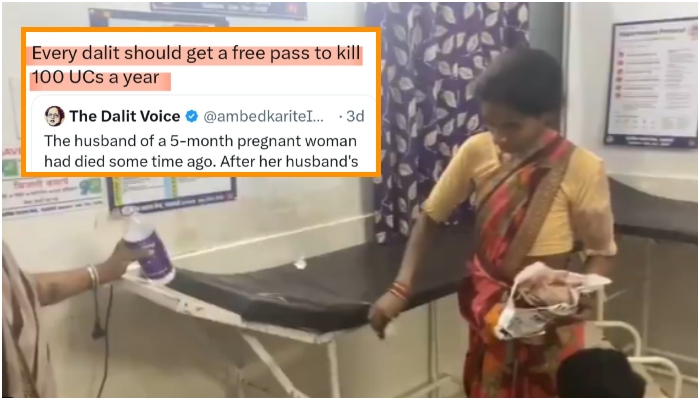 MP: Upper Castes face genocidal calls over viral video of a pregnant woman cleaning blood from a hospital bed; action taken against doctor, two nurses