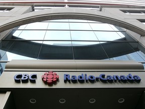 CBC main entrance on Queen Street in Ottawa