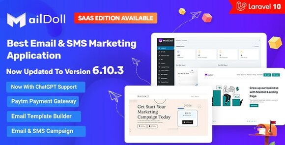 Maildoll v6.10.7 – Email Marketing Application – A SAAS Based Email Marketing Software