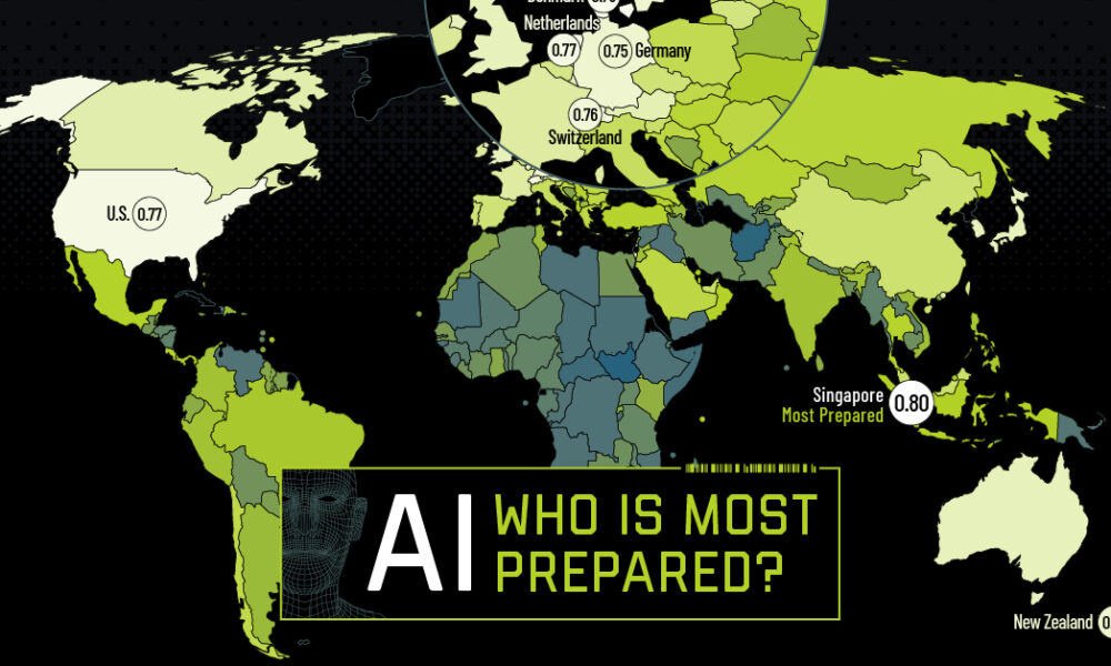 Mapped: Which Countries Are Most Prepared For AI?