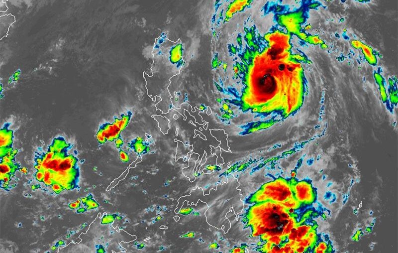 'Marce' gains strength as it nears typhoon category