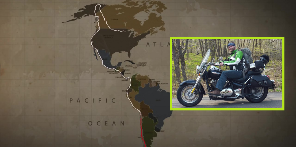 Meet the MN man traveling from Alaska to Argentina with 2 wheels and 1 compass