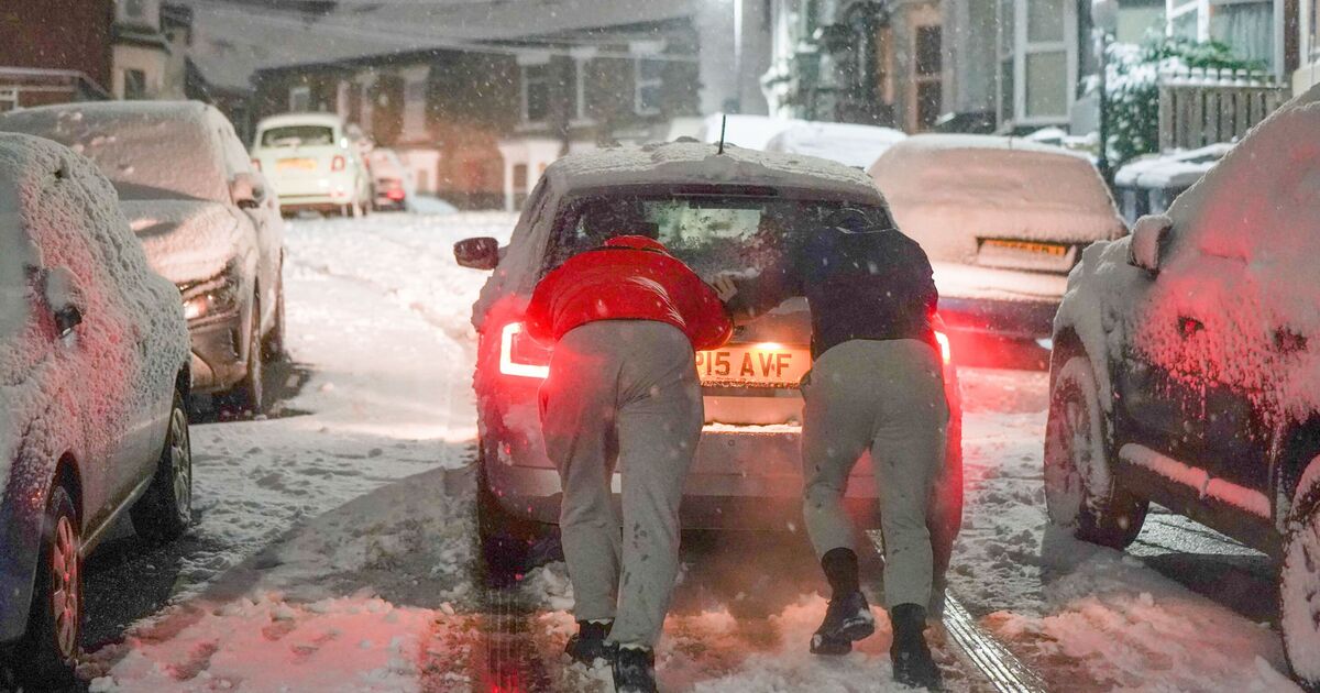 Met Office issues 17-hour ice warning as Britain freezes