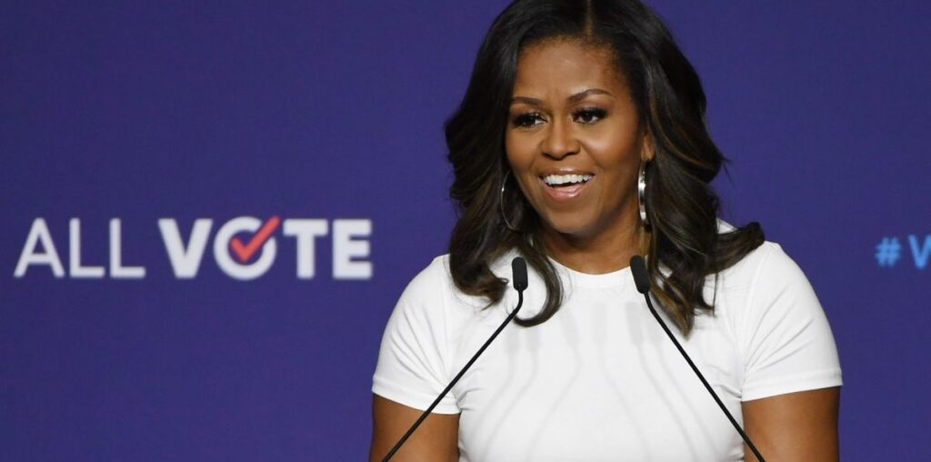 Michelle Obama's Latest Excellent Suit Is Custom Sergio Hudson