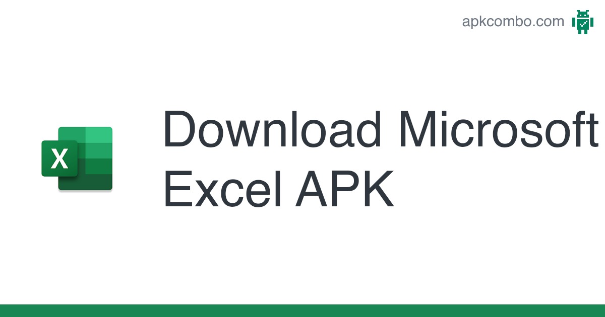 Microsoft Excel APK (Android App) – Free Download