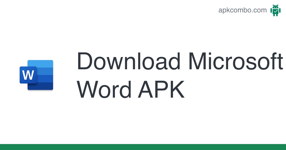 Microsoft Word APK (Android App) – Free Download