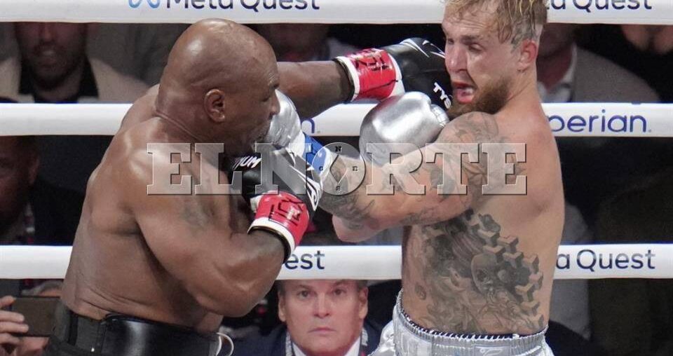 Mike Tyson pierde en su regreso al ring ante Jake Paul