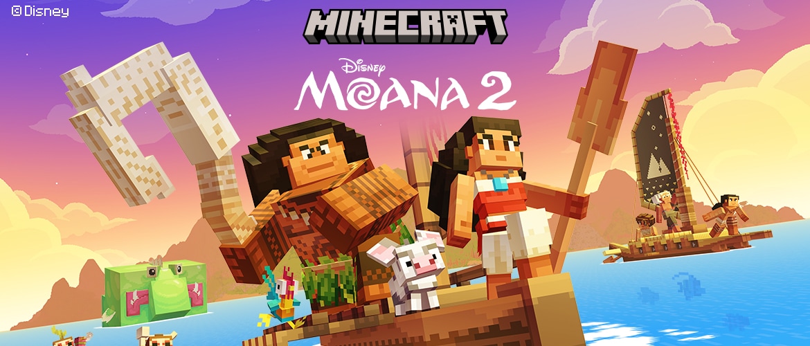 Moana sails into Minecraft