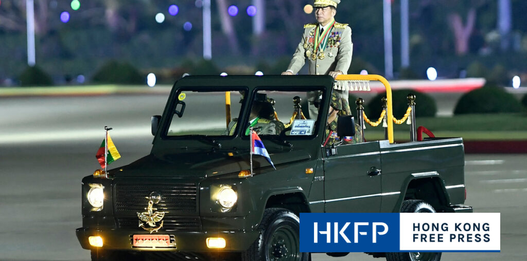 Myanmar junta chief visits key ally China in first reported visit since 2021 coup