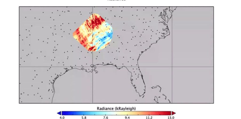 NASA’s Atmospheric Waves Experiment Captures Gravity Waves From Hurricane Helene in Florida