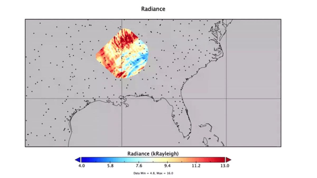 NASA Captures Gravity Waves From Hurricane Helene in Florida