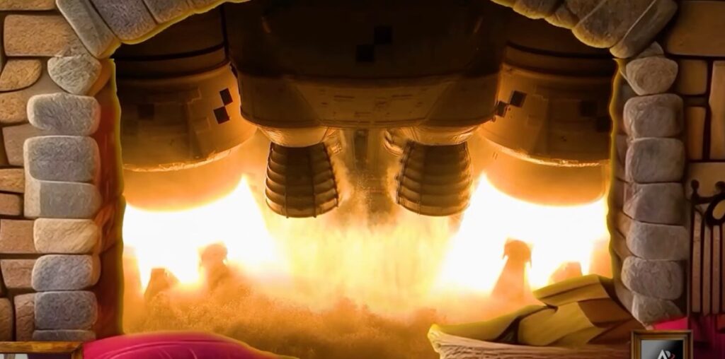 NASA’s rocket fireplace will ‘blow your guests away’