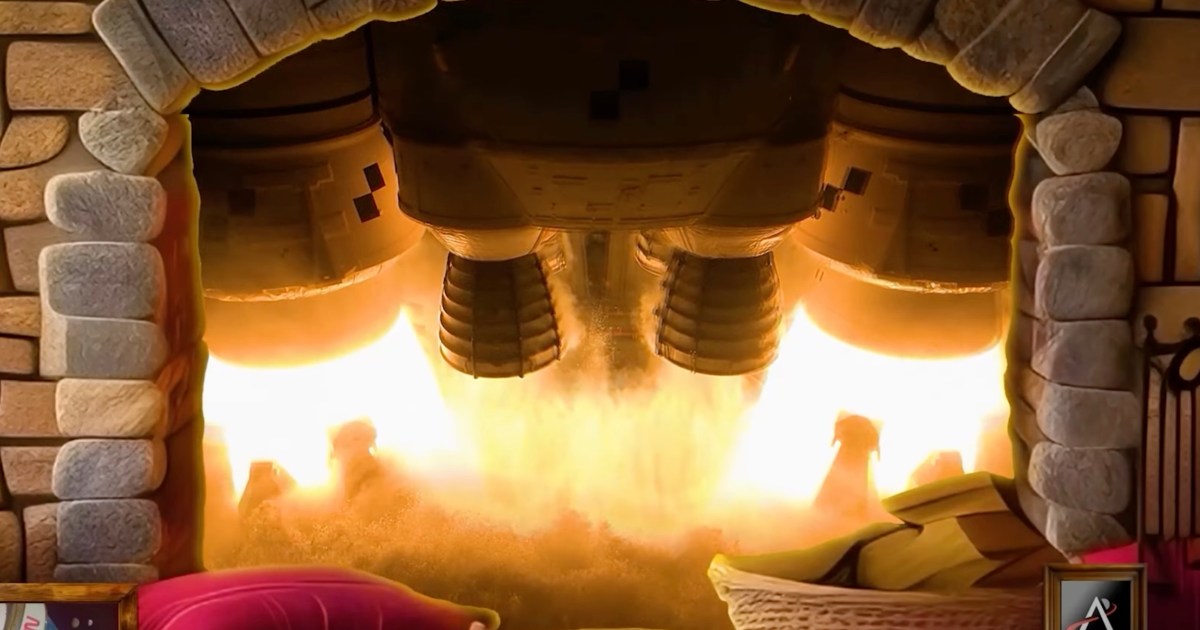 NASA’s rocket fireplace will ‘blow your guests away’