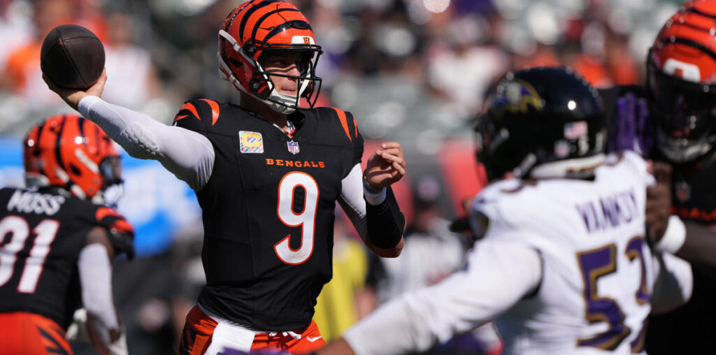 NFL Week 10 betting: 7 best lines, props and more, including Bengals at Ravens