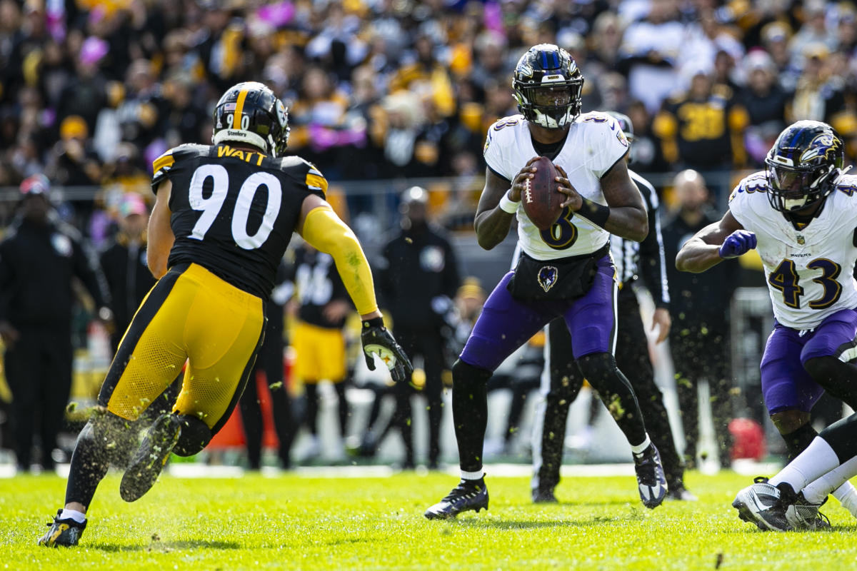 NFL scores, live updates: Steelers vs. Ravens rivalry headlines Week 11 early slate