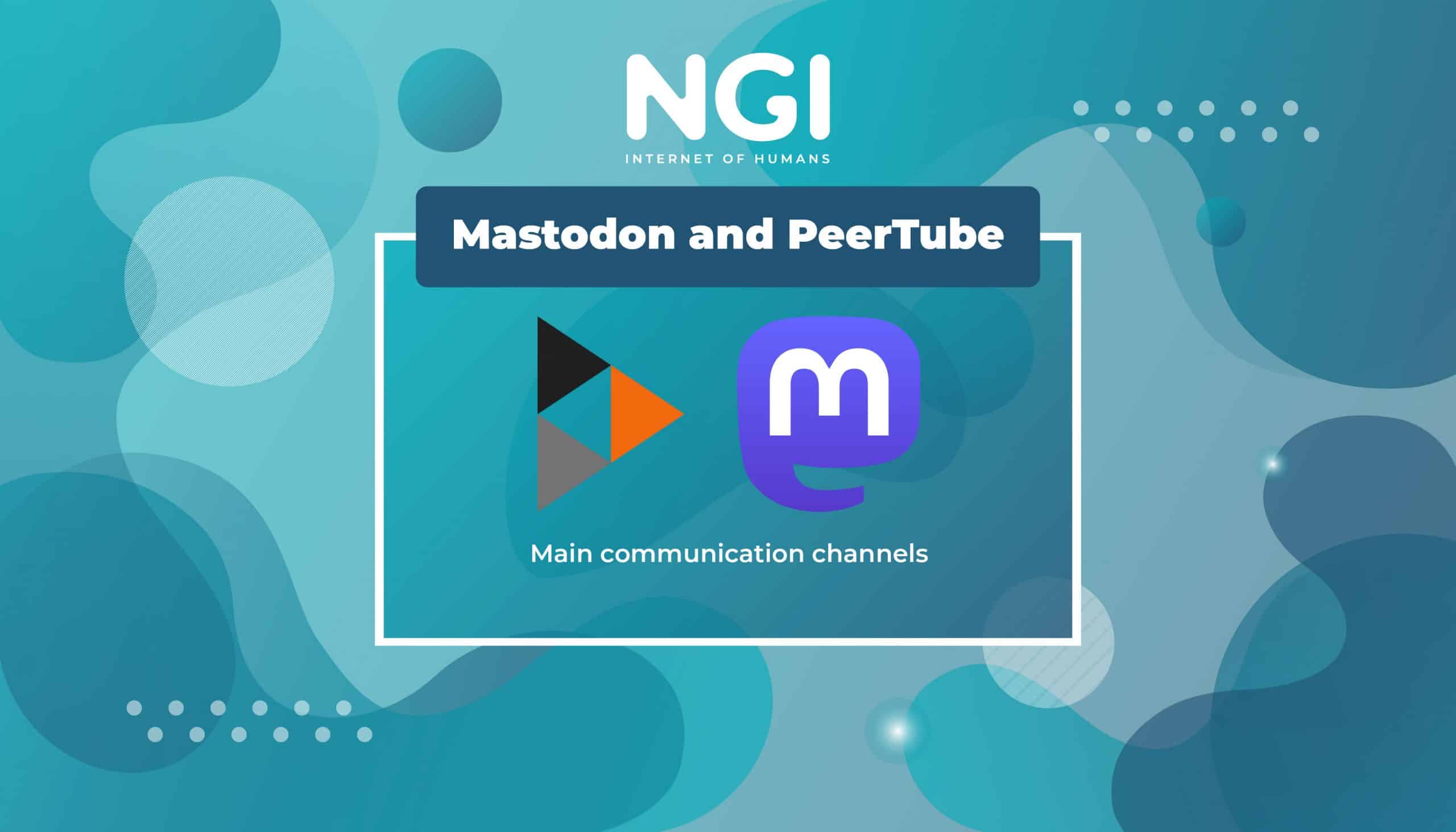 NGI projects adopt Mastodon and PeerTube as main communication channels 