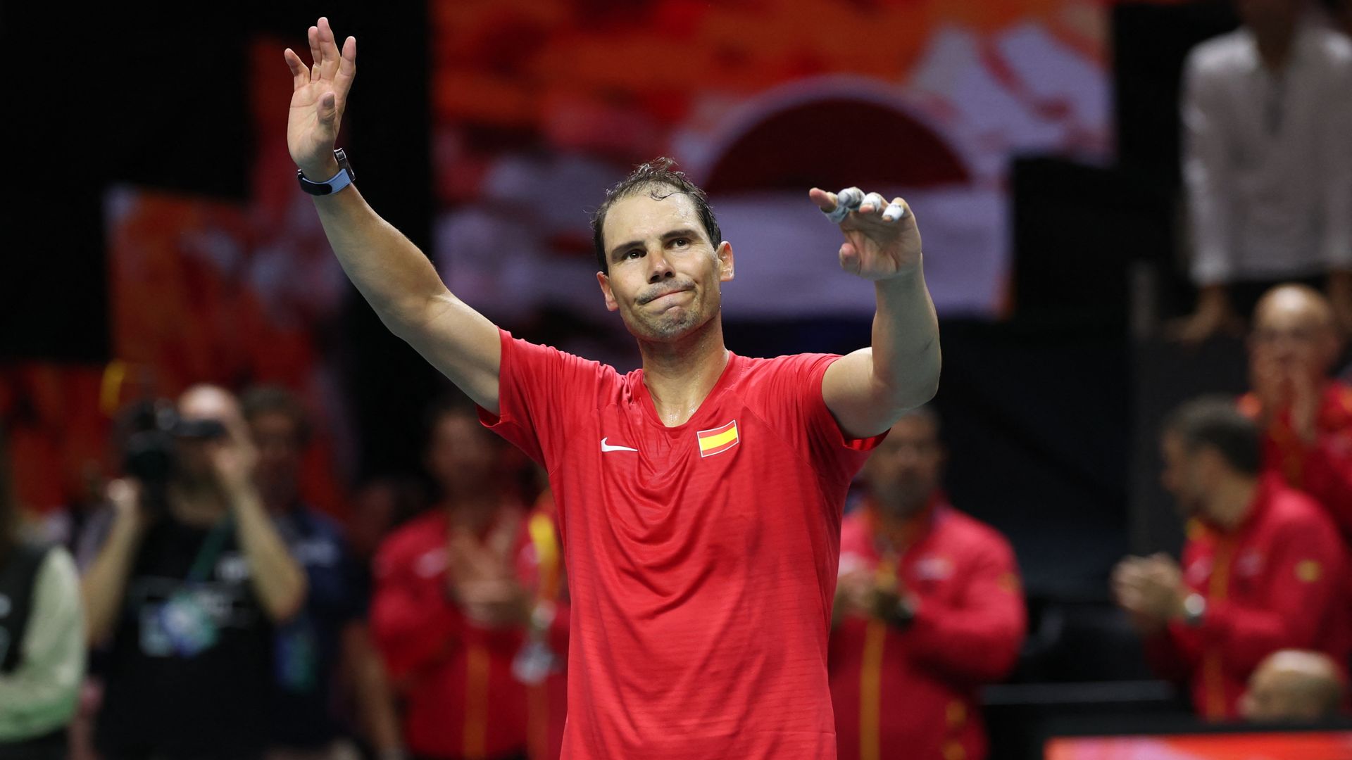 Nadal beaten at Davis Cup Finals in possible last match of career