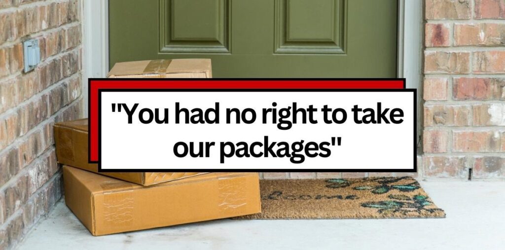 Neighbors accuse resident of stealing after she throws away their packages that were delivered to her house, resident gets warned about being scammed: ‘They guilt you into paying them off’