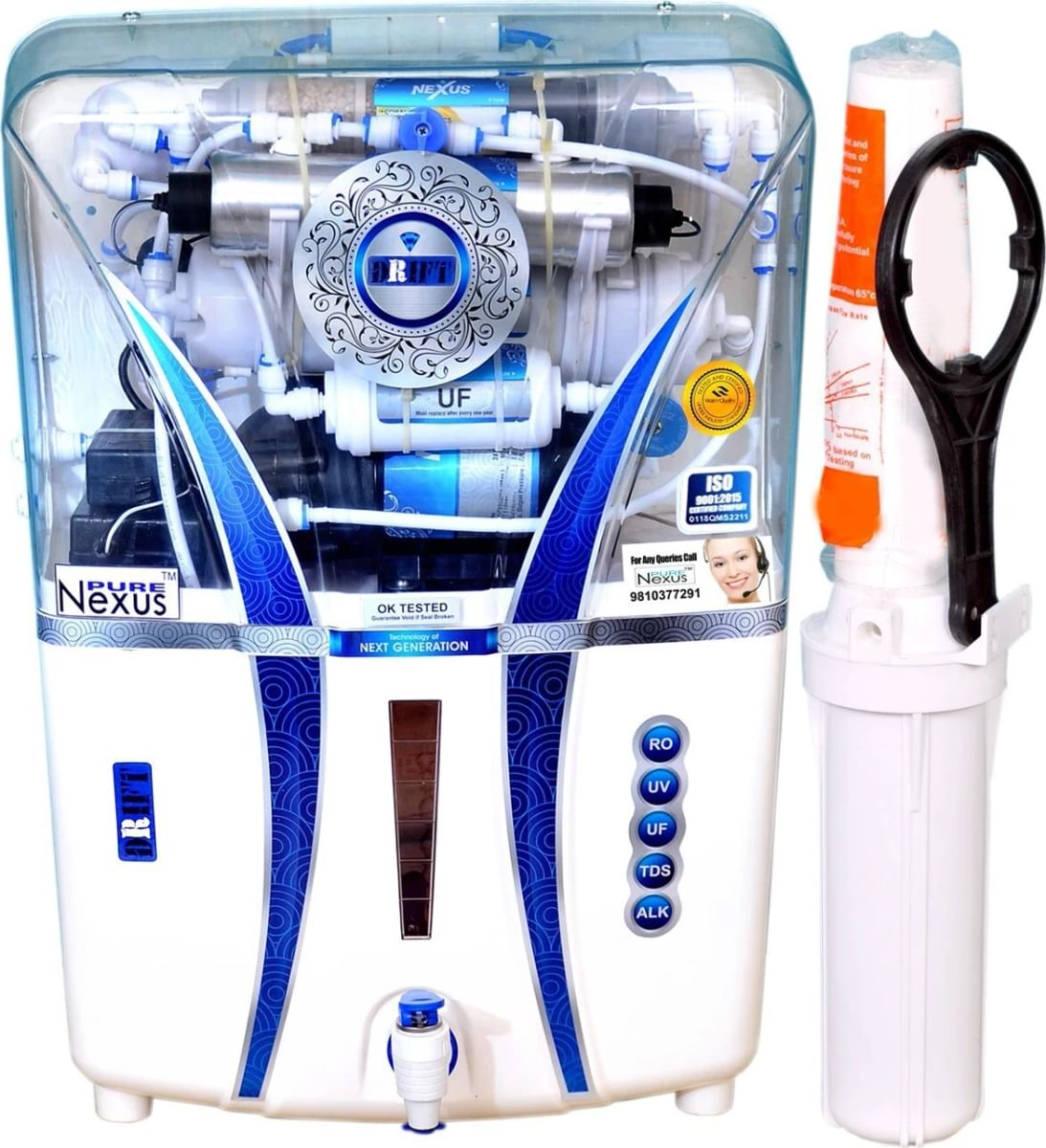 Nexus Pure Drift 14 L Water Purifier (RO + UV + UF + TDS)