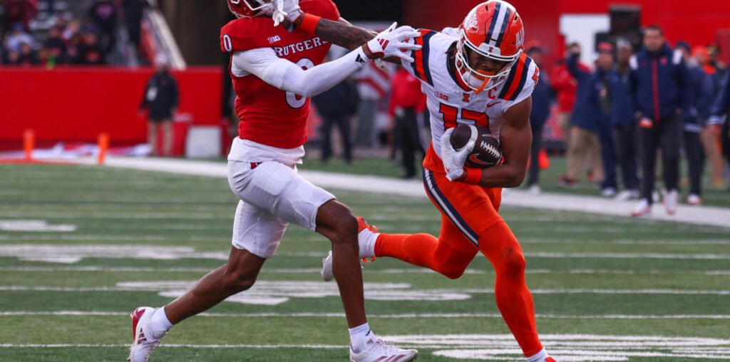 No. 25 Illinois gets 40-yard TD with 4 seconds left for 38-31 win over Rutgers