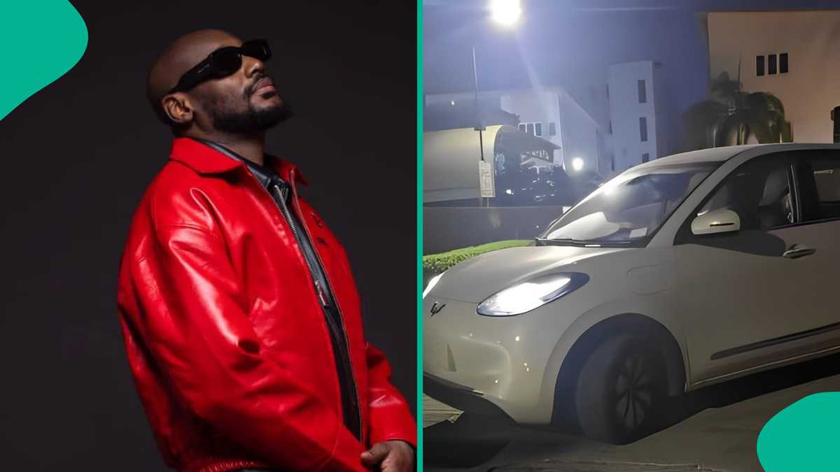 “Now wey petrol dey buga”: Man gifts 2Baba electric car, shares its benefits