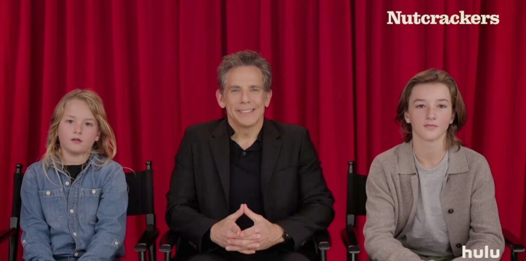 Nutcrackers Interview: Ben Stiller, Homer & Arlo Janson Talk Hulu Holiday Movie