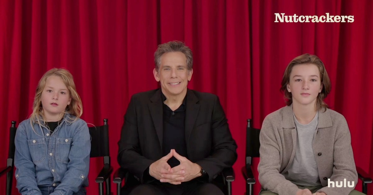 Nutcrackers Interview: Ben Stiller, Homer & Arlo Janson Talk Hulu Holiday Movie