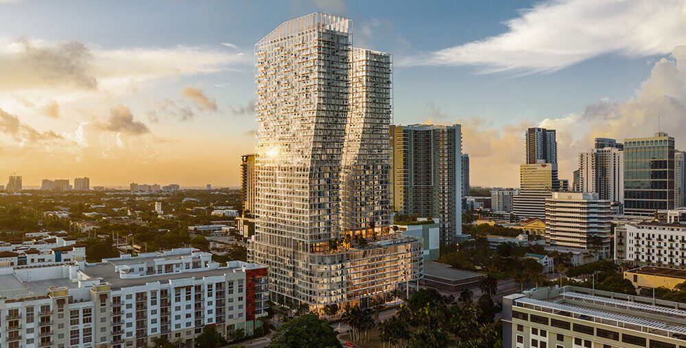 ODA unveils 'ombelle' tower, bringing light and fluid architecture to fort lauderdale