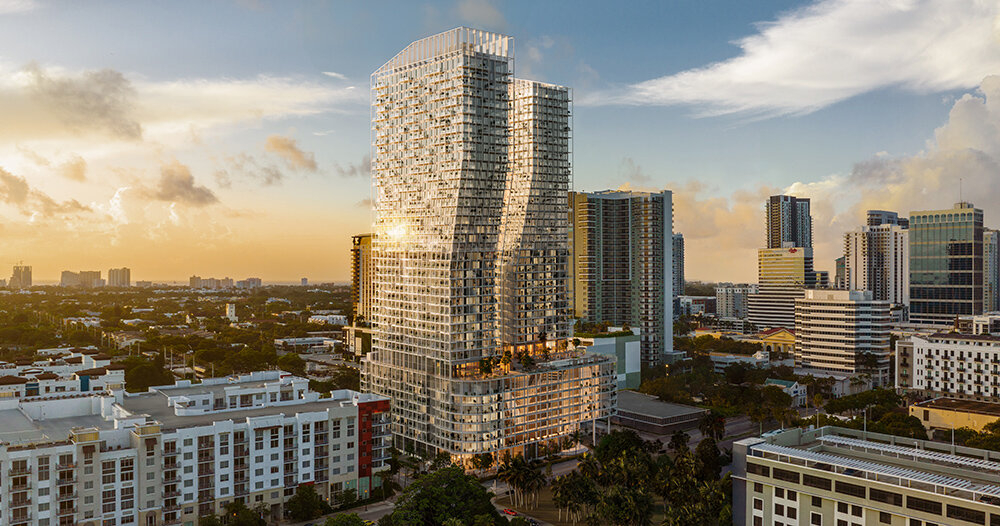 ODA unveils ‘ombelle’ tower, bringing light and fluid architecture to fort lauderdale