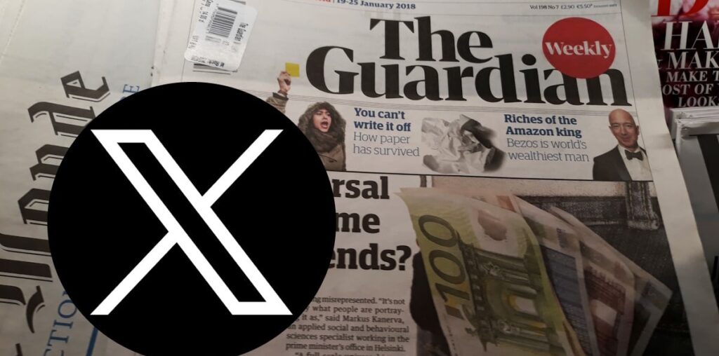 Obrazili się. "The Guardian" zawiesza aktywność w serwisie X