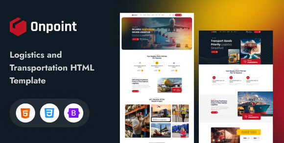 Onpoint – Logistics and Transportation HTML Template