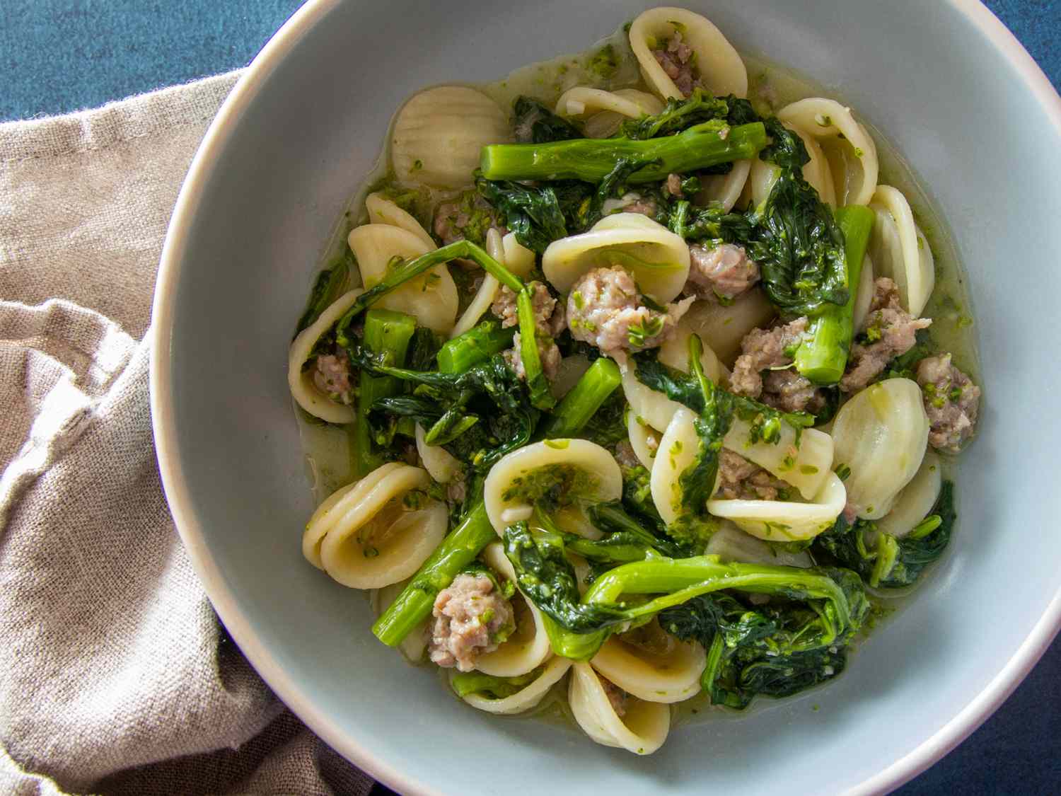 Orecchiette With Sausage and Broccoli Rabe