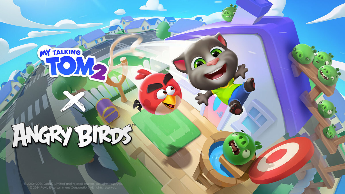 Outfit7 and Rovio Team Up for Talking Tom & Angry Birds Crossover