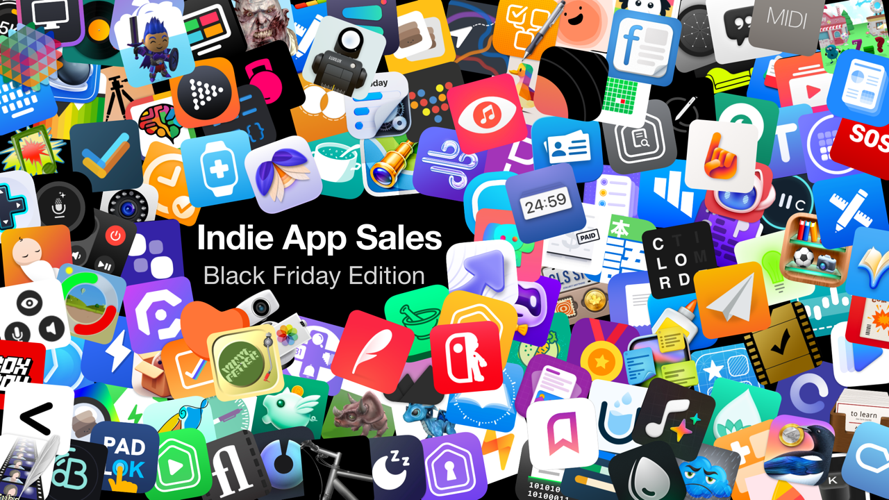 Over 250 Indie Apps On Sale From Black Friday Through Cyber Monday