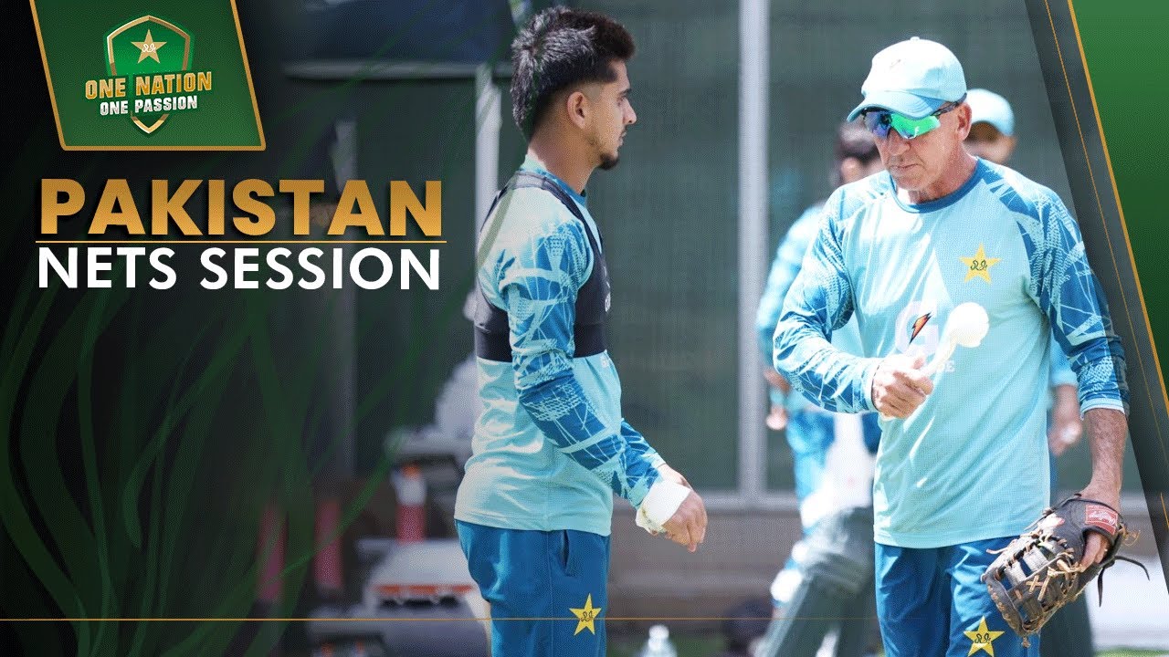 Pakistan Nets Session | Preparing for the first ODI against Australia tomorrow 🏏 | PCB | MA2A