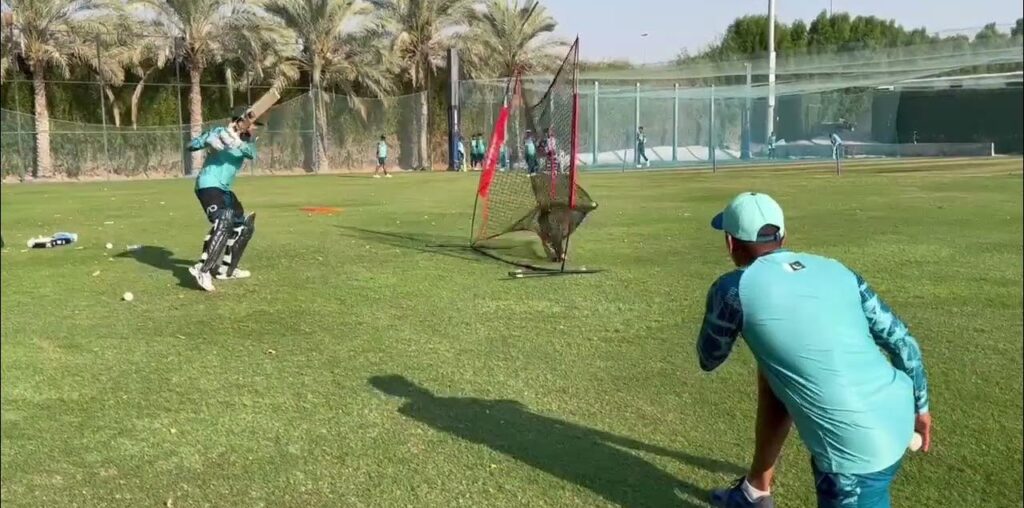 Pakistan U19 train in Dubai ahead of the 50-over tri-series