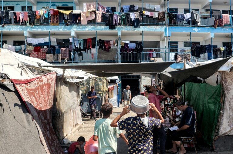 The Gaza war has displaced almost all of the territory's 2.4 million people, forced to flee without many everyday items like crockery