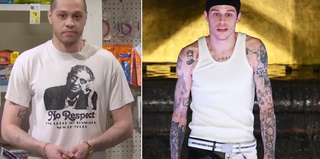 Pete Davidson debuts new tattoo-less look on SNL