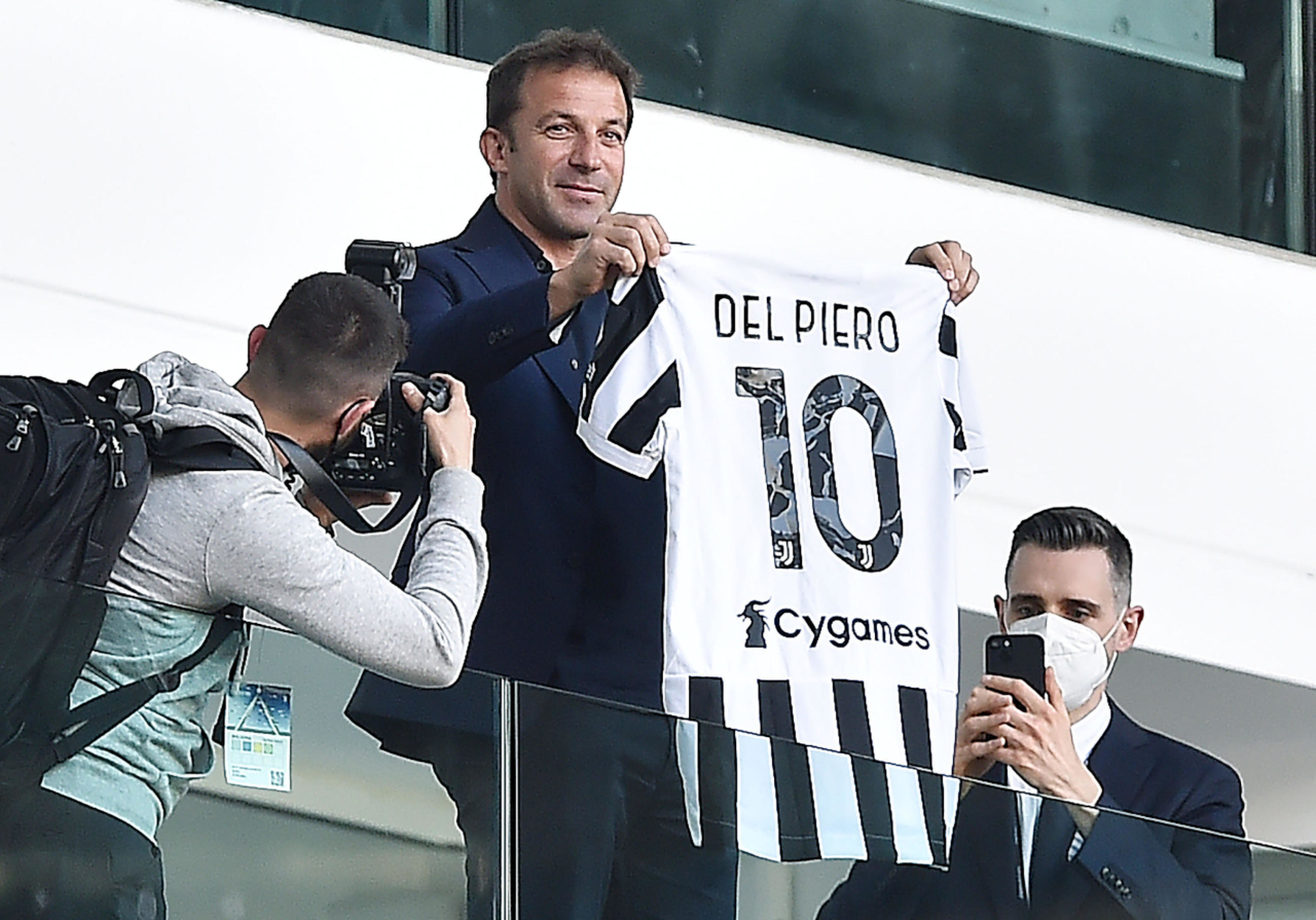 Picture: Juventus legend Del Piero reacts to Yildiz’s goal and celebration