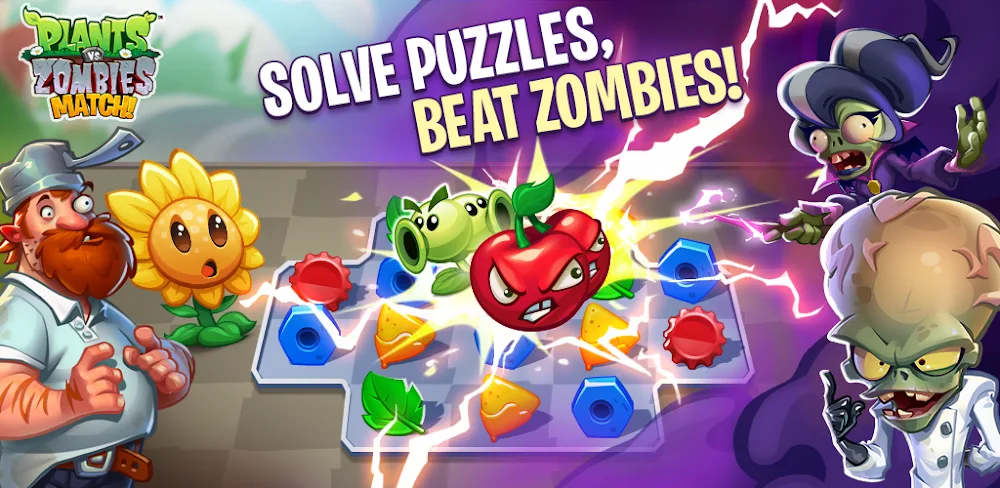 Plants vs. Zombies™: Match v1.0.0.6955686 MOD APK (Menu, Unlimited Resources)