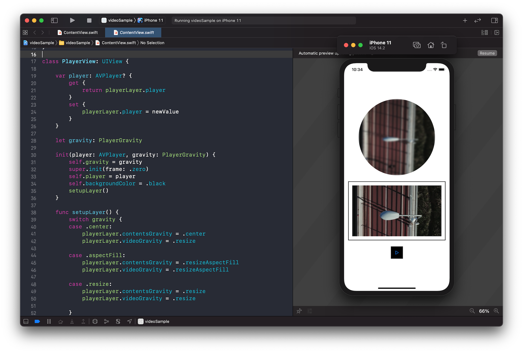 Playing Video with AVPlayer in SwiftUI