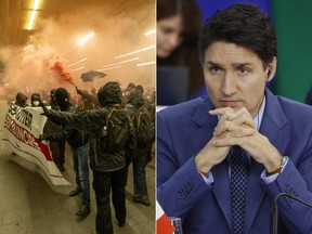 Poilievre lambastes Trudeau after violent Montreal protests