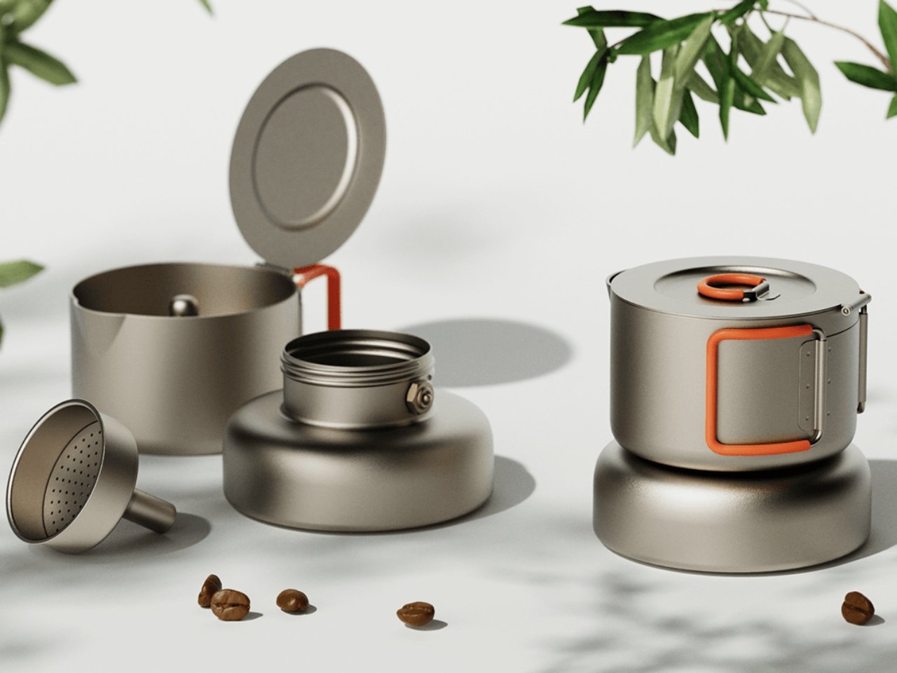 Portable moka pot lets you enjoy coffee in the middle of nature – Yanko Design