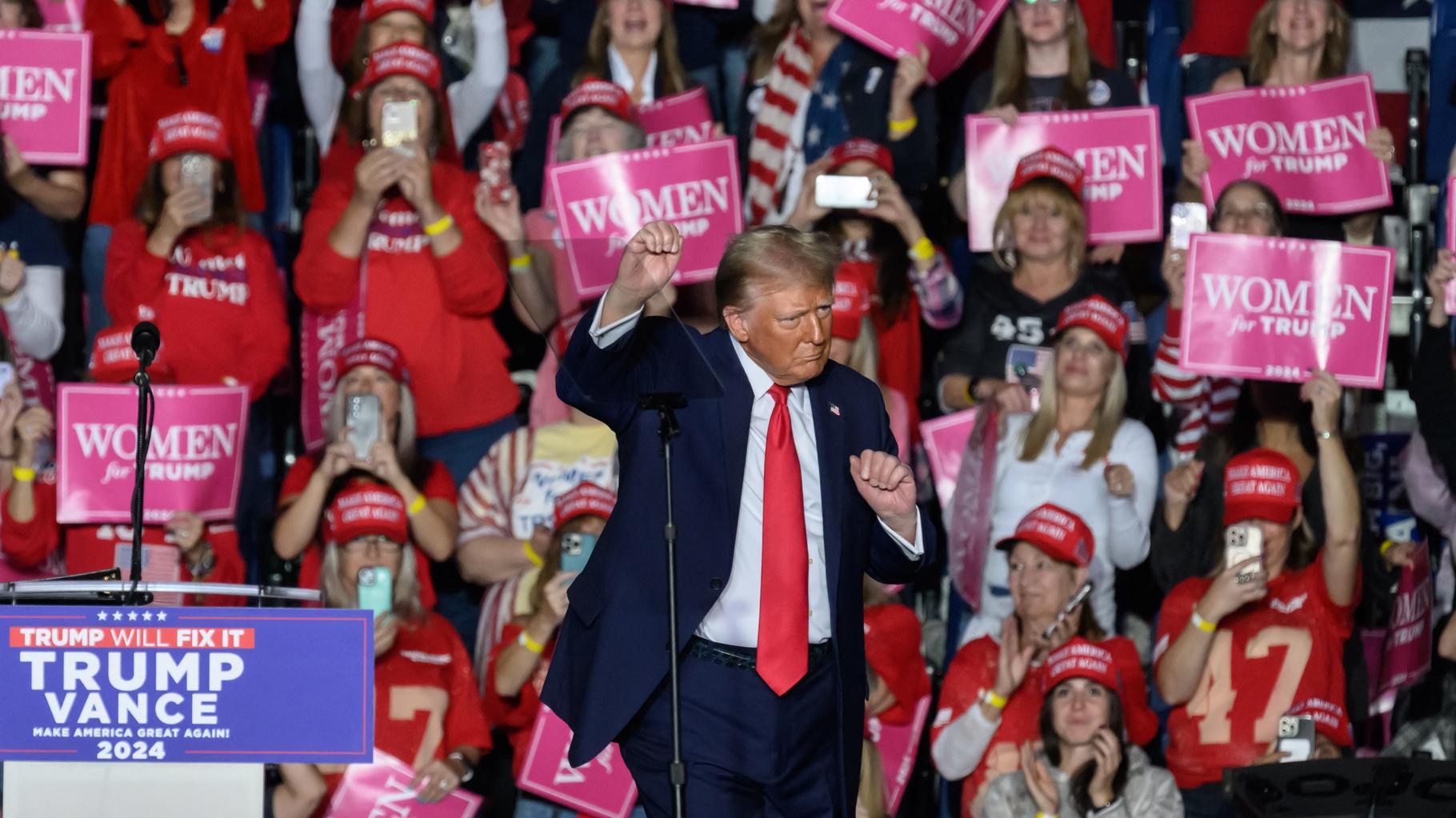 Porto Rico, les femmes… Donald Trump tente de se rattraper dans les dernières heures de sa campagne