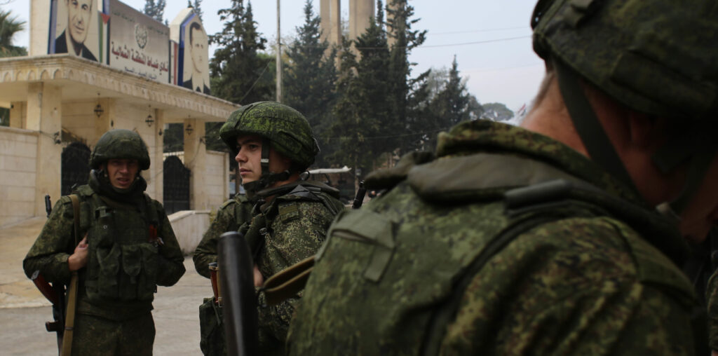 Russian Soldiers in Aleppo