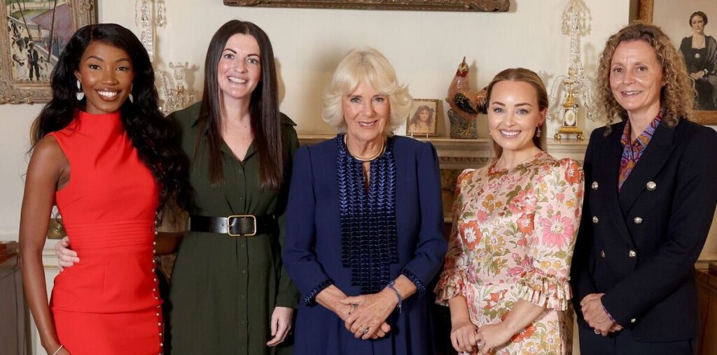 Queen meets beauty queen as new doc to air on domestic violence on ITV