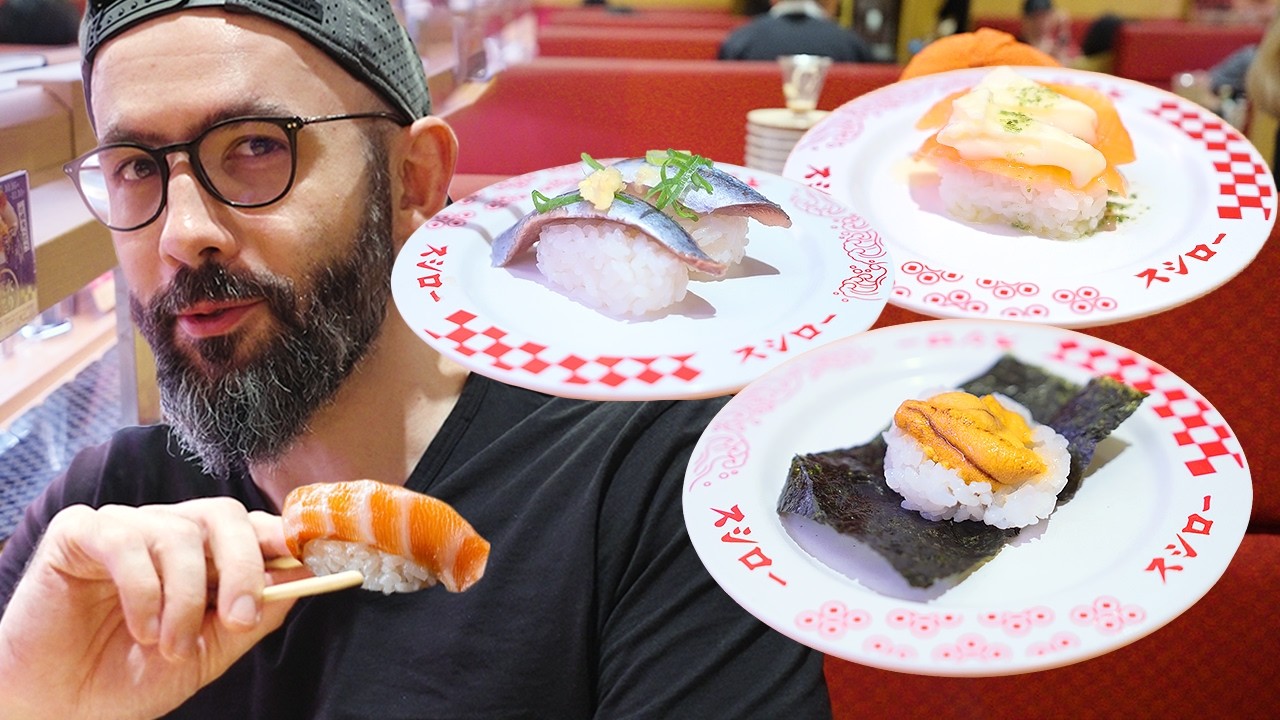 Ranking Conveyer Belt Sushi in Japan! | Ranked with Babish