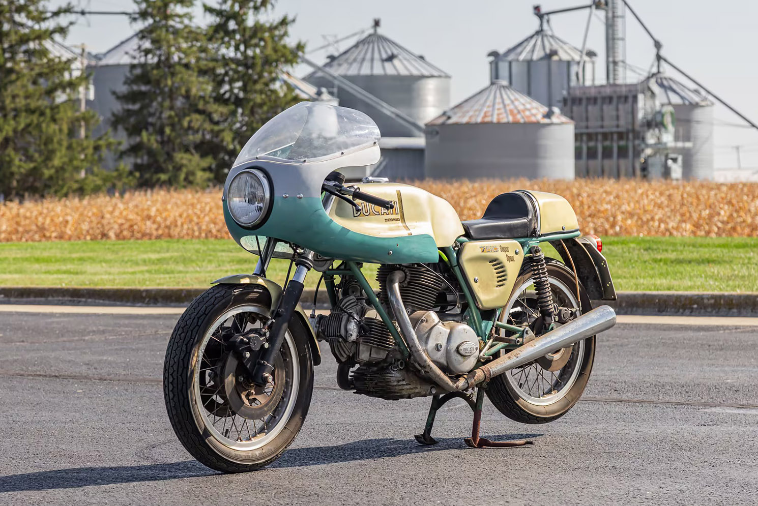 Rare and Unrestored: A Barn-Fresh Ducati 750SS Selling at Mecum